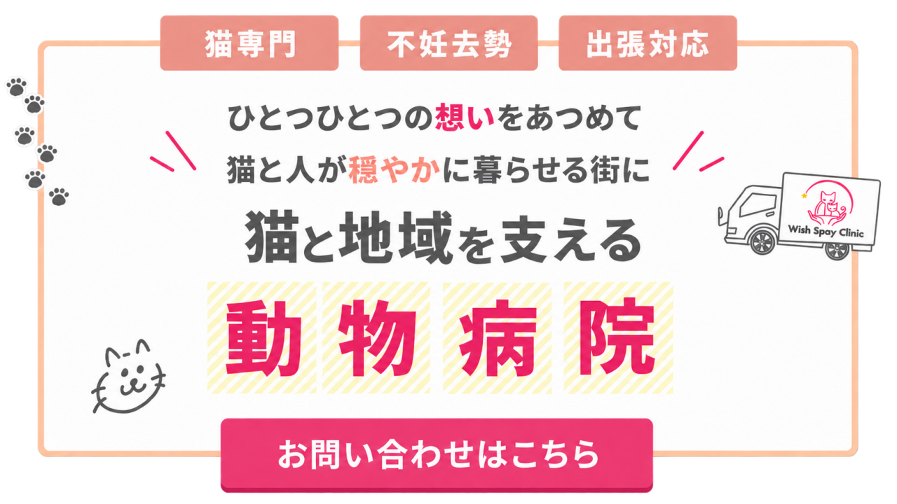 猫と地域の方の暮らしに配慮
